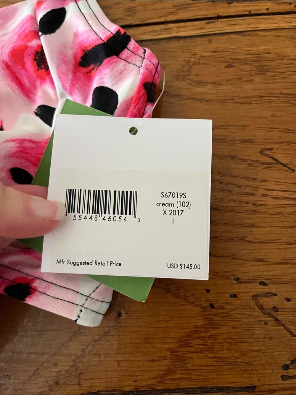 Kate Spade Pink Floral Bikini set